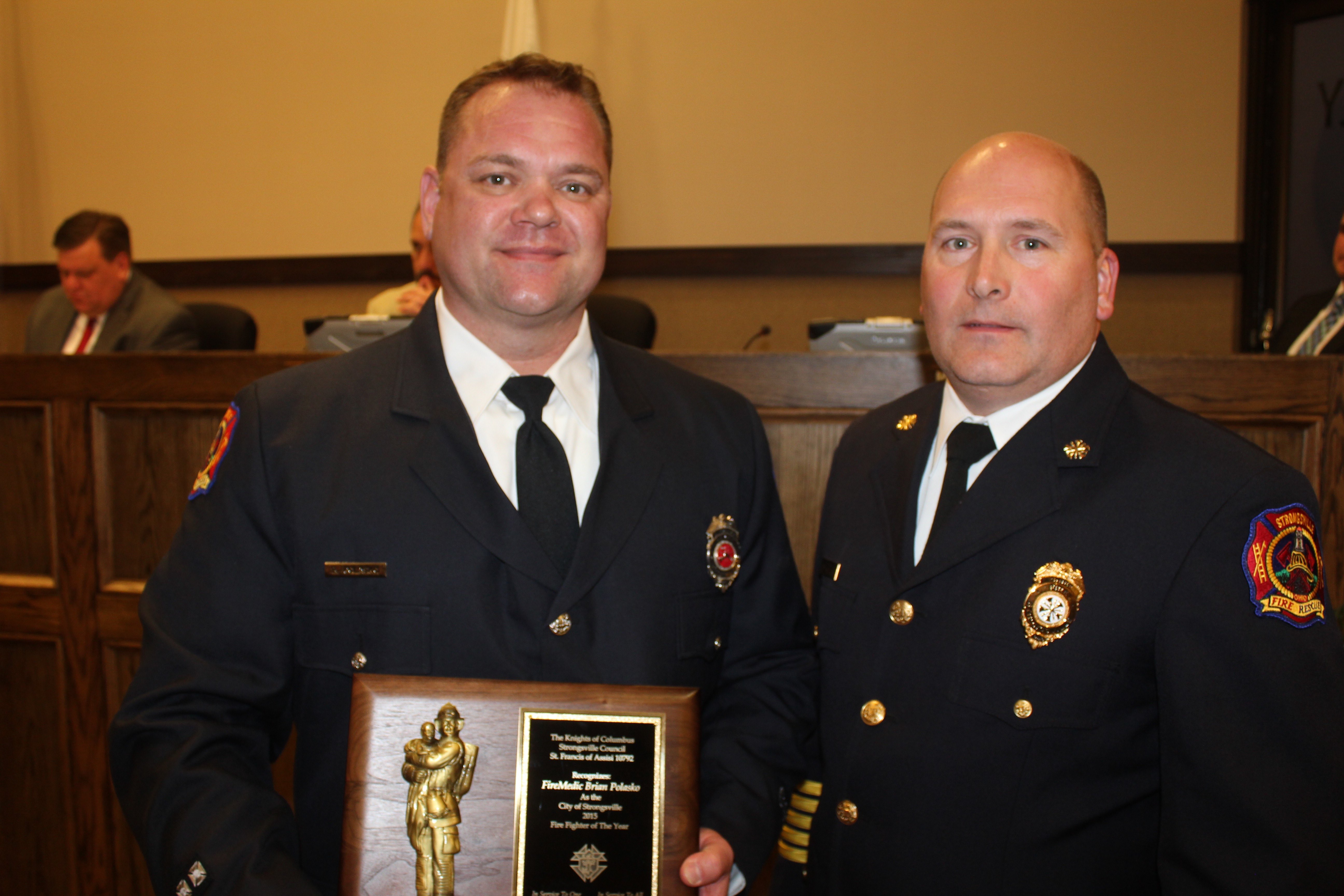 Brian Polasko is Firefighter of the Year