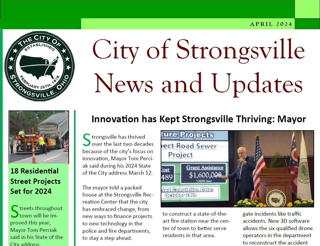 April Newsletter is Now Available