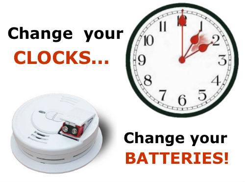 Change Your Clocks, Change Your Batteries