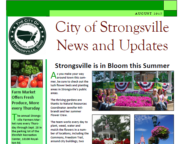 August Newsletter is Available