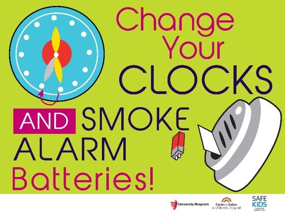 Change Your Clocks, Change Your Smoke Alarm Batteries