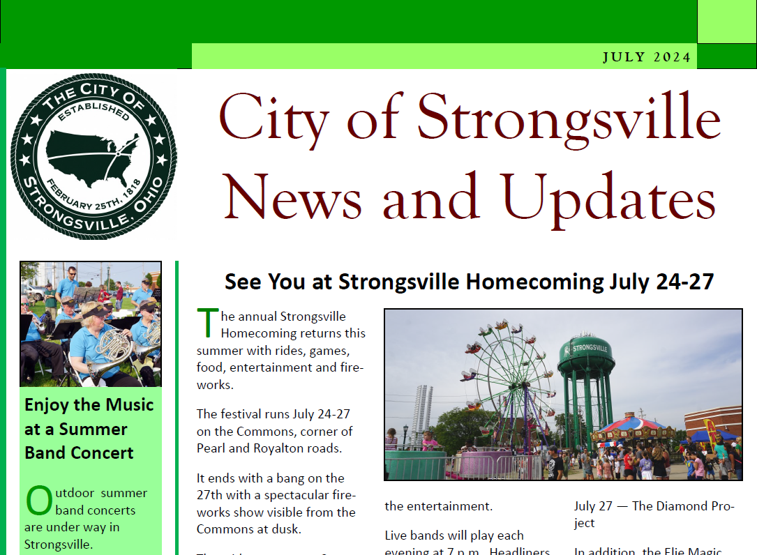 July Newsletter is Ready to Read
