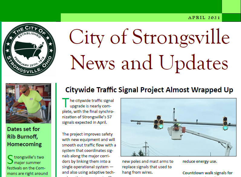 Here's the April Newsletter