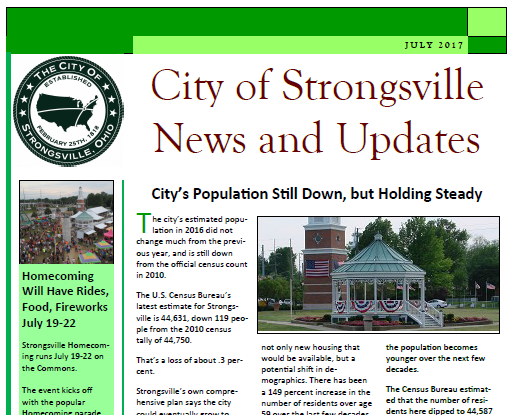 Here's the July Newsletter