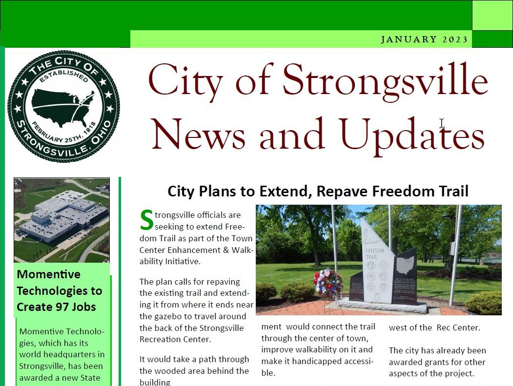 January Newsletter is Available
