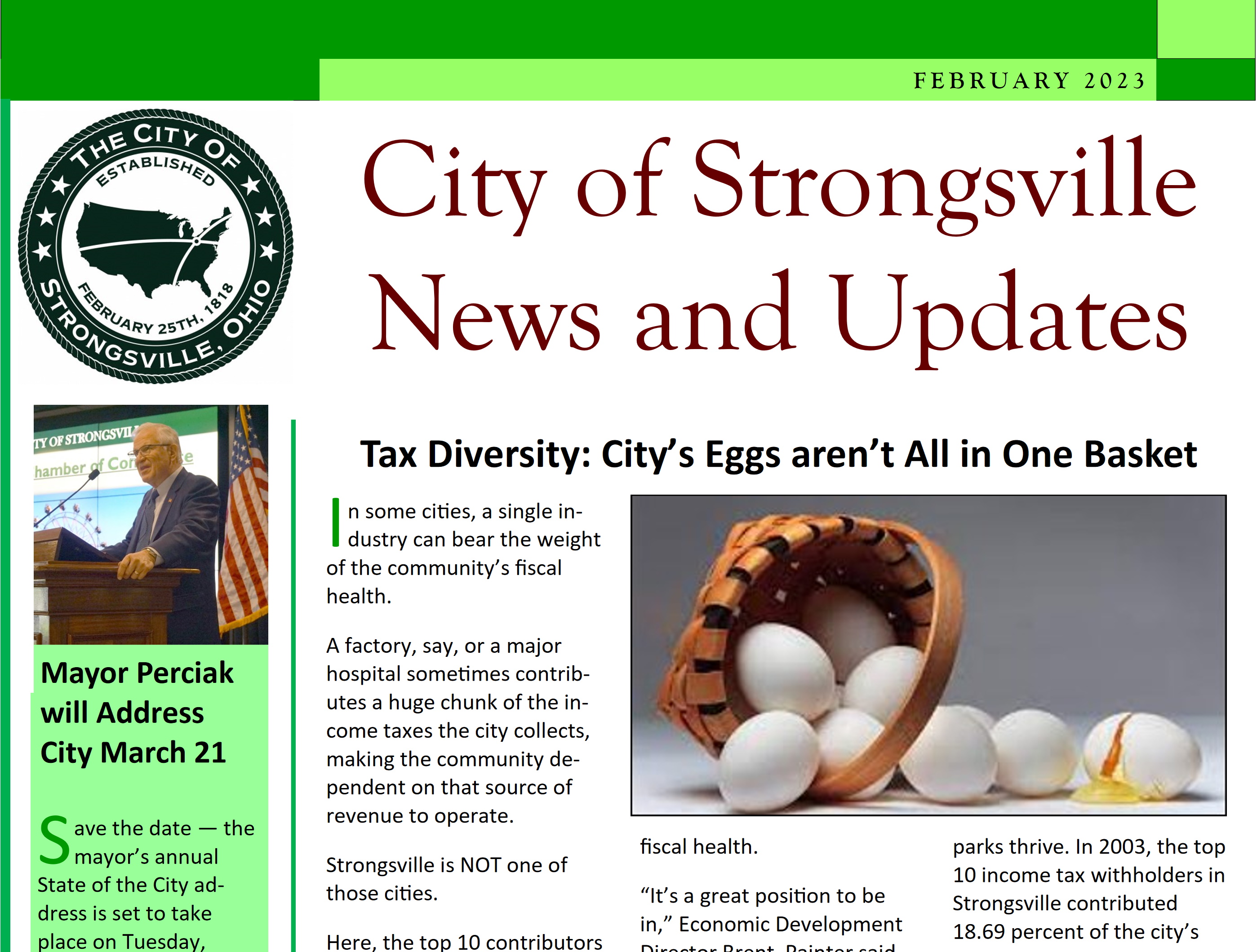 February Newsletter is Now Available
