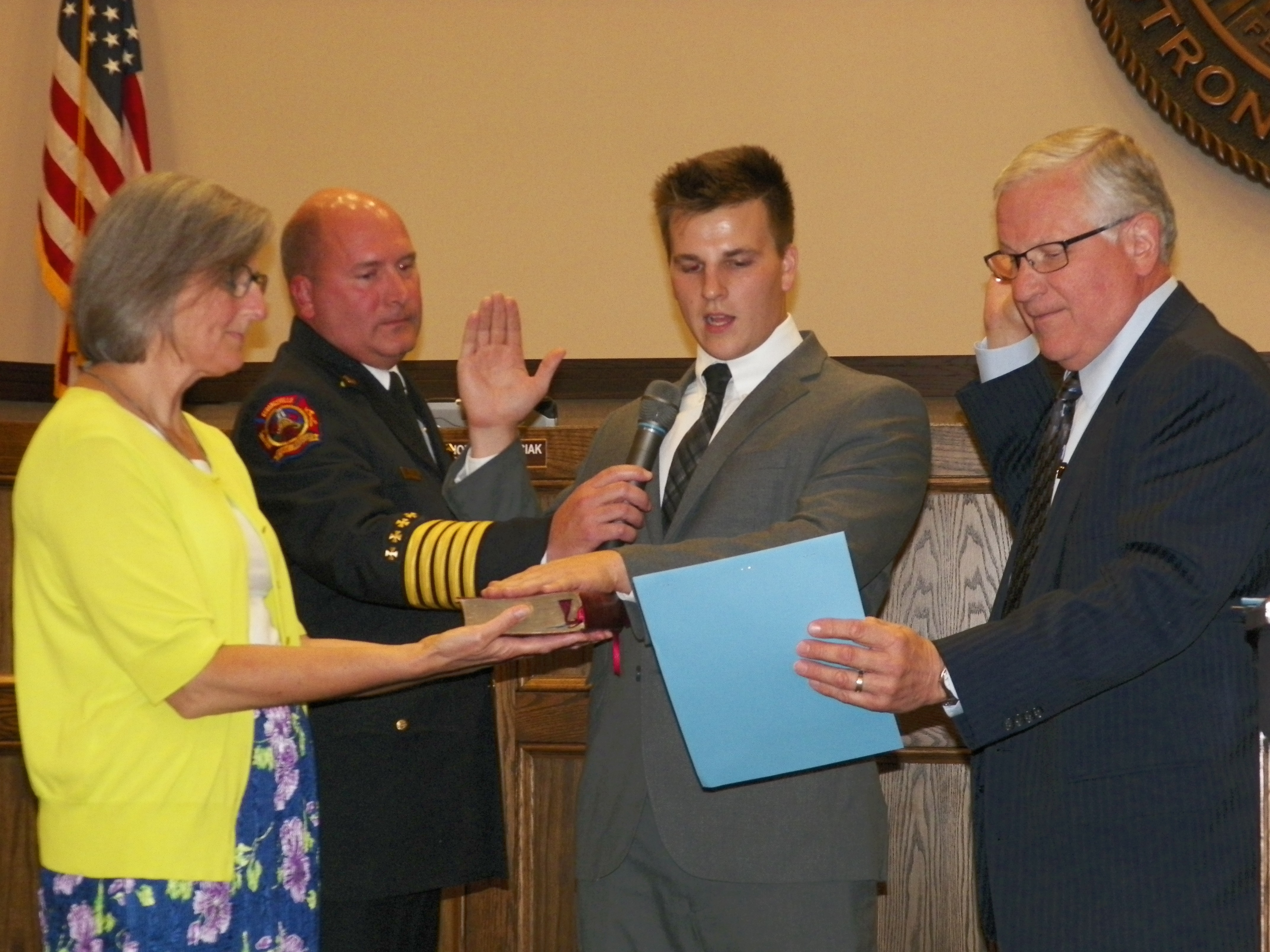 Two New Firefighters Join the Department