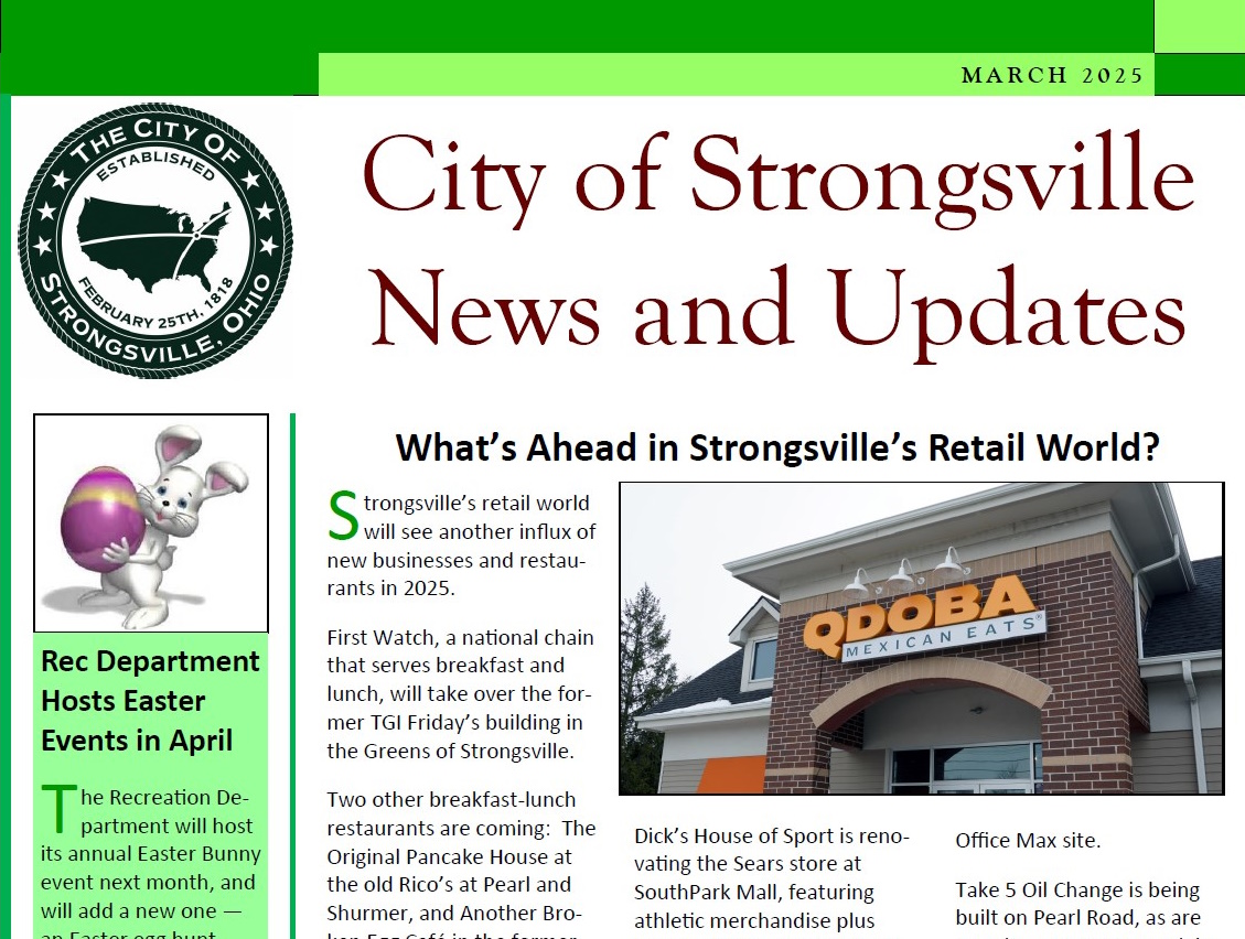 Here's the March Newsletter 