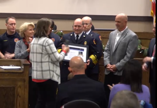 Fire Department Recognized for Outstanding Cardiac Care