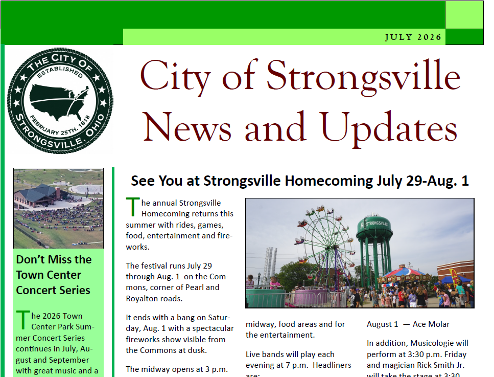 July Newsletter is Available