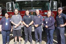 Family Thanks Paramedics for Life-Saving Actions
