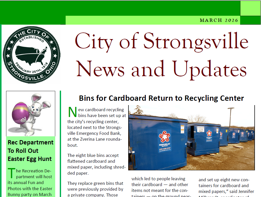 March Newsletter is Available