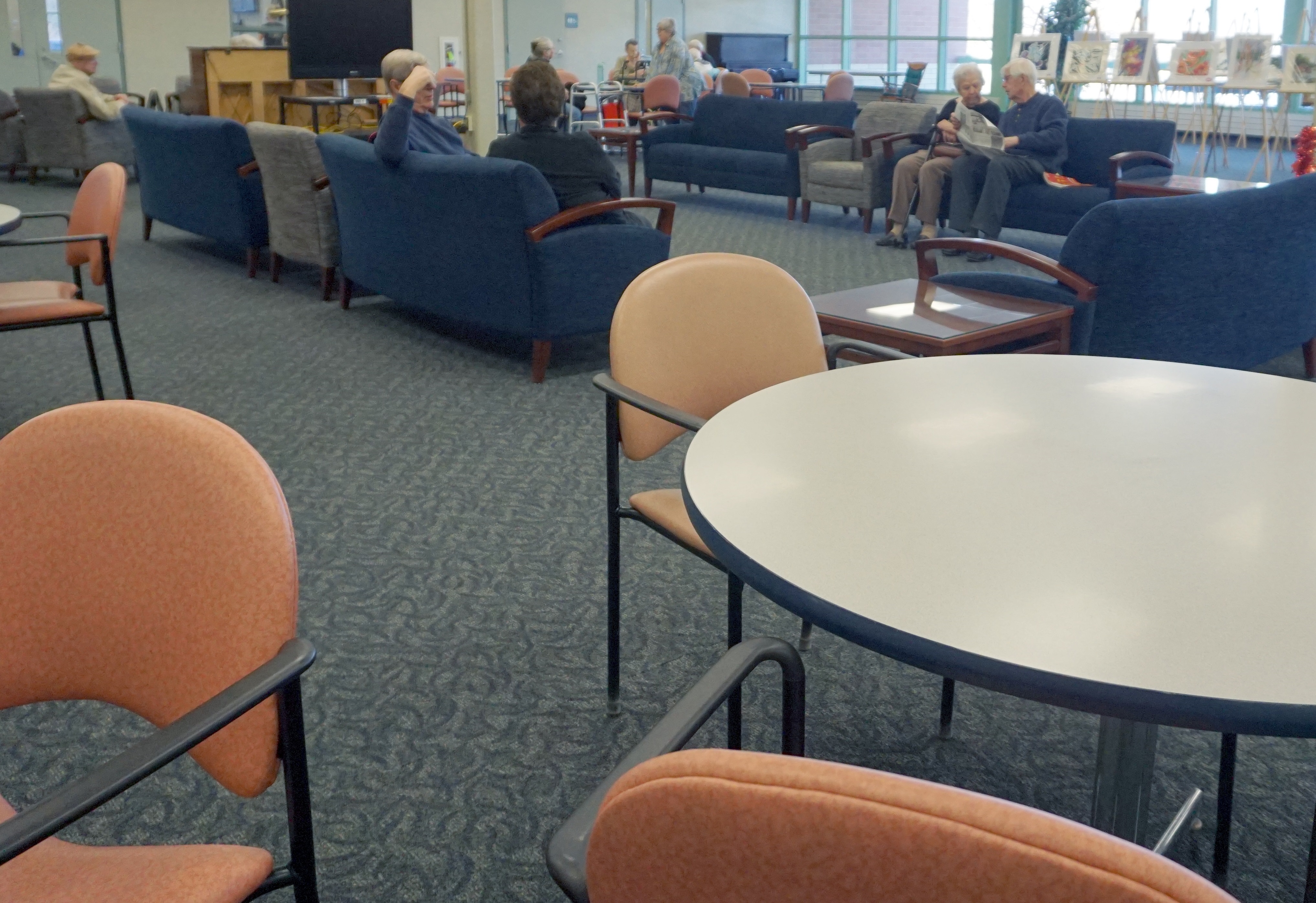 Grant, Donations Spruce Up Senior Center