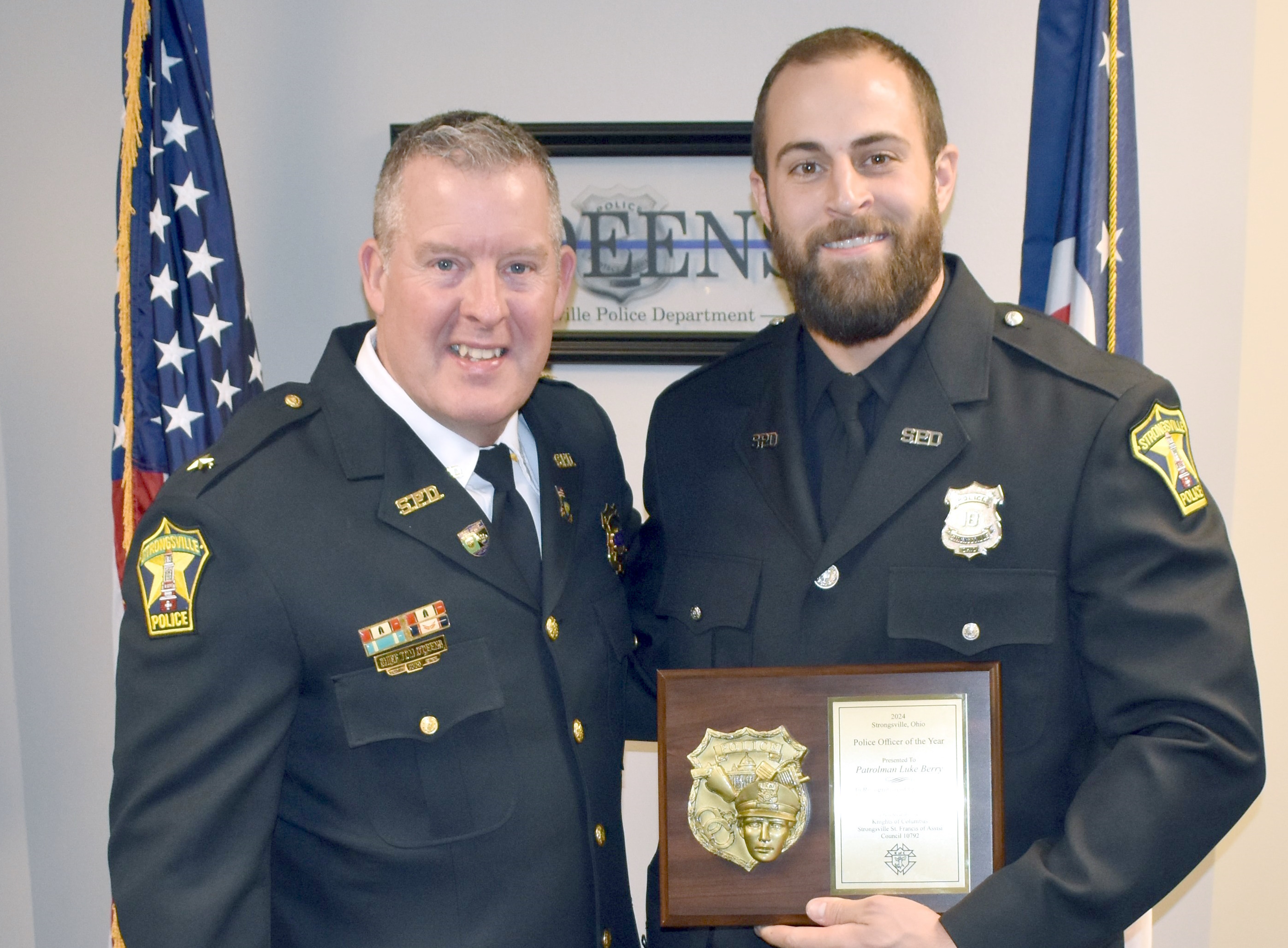 Berry is Police Officer of the Year