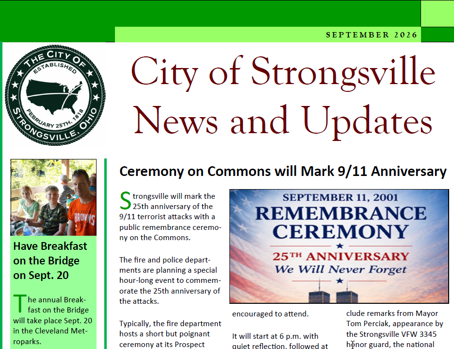 Read the September Newsletter