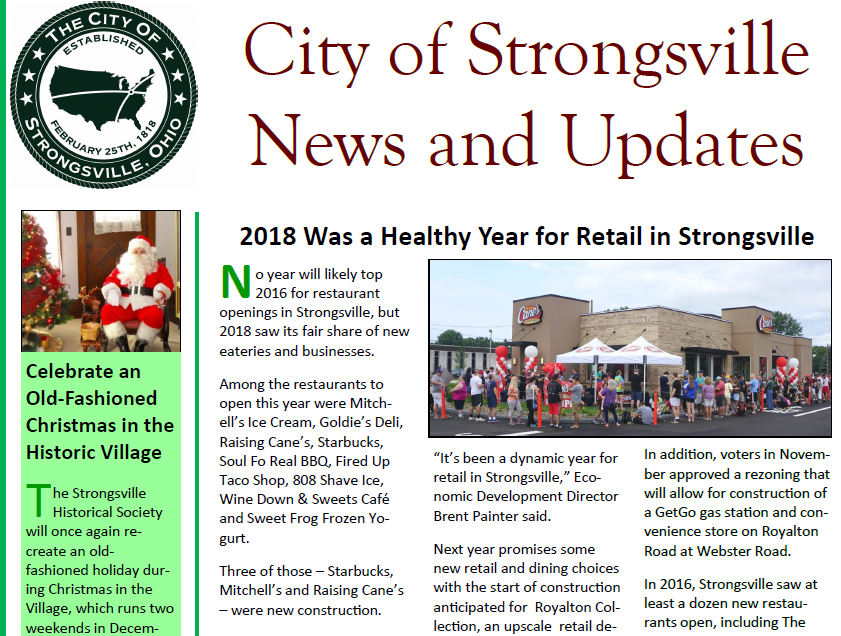 Here's the December Newsletter