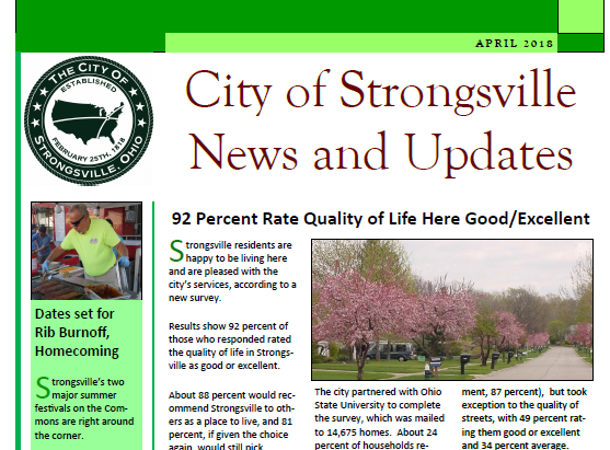 April Newsletter is Now Available