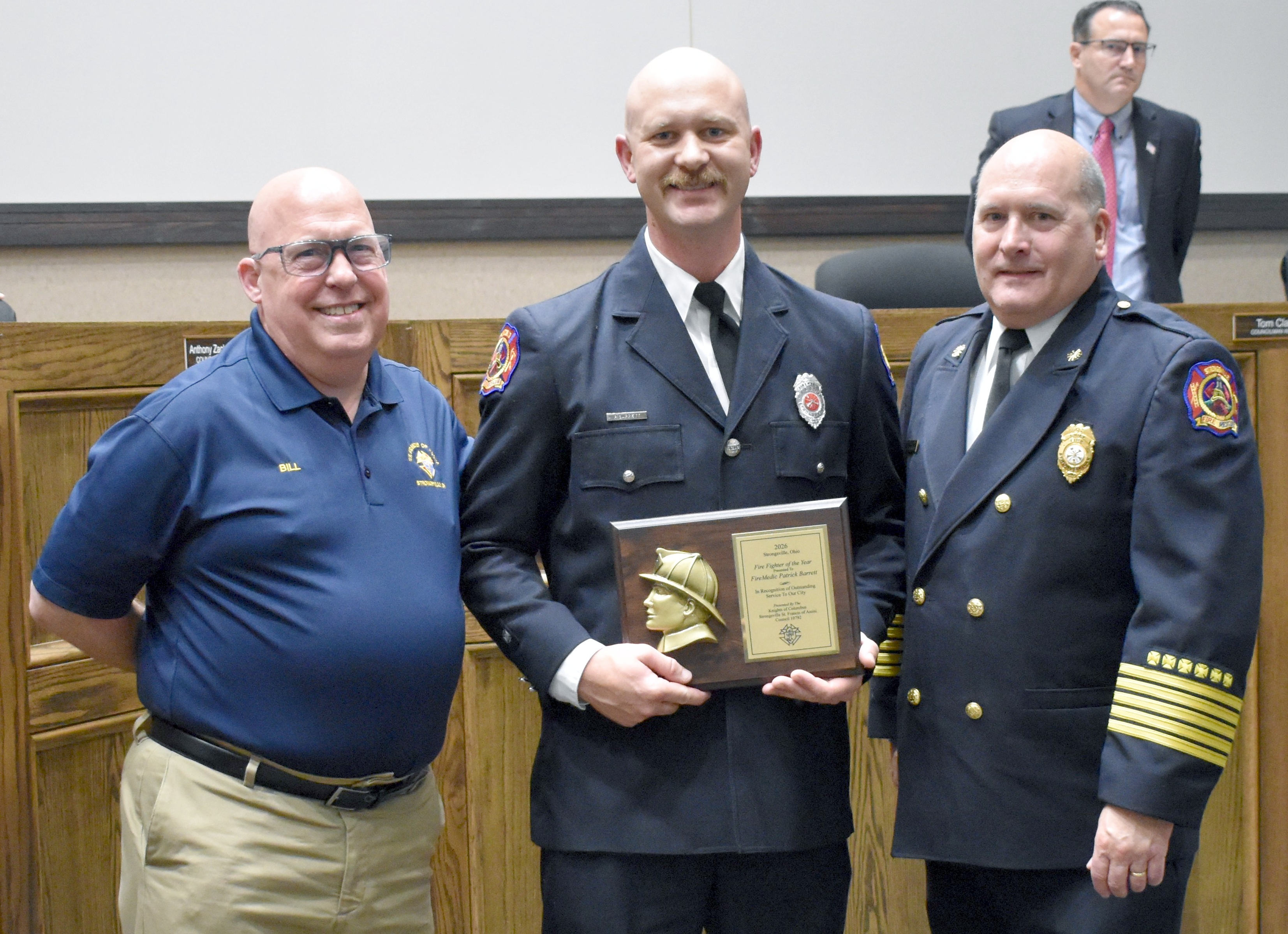 Barrett is Firefighter of the Year 