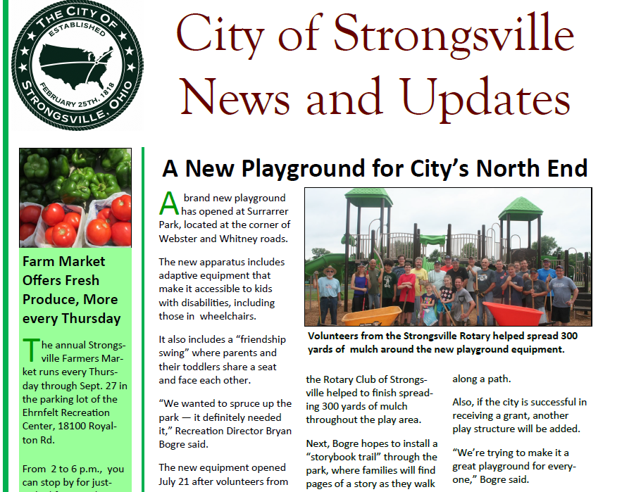 Here's the August Newsletter