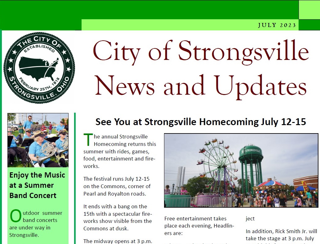 July Newsletter is Available