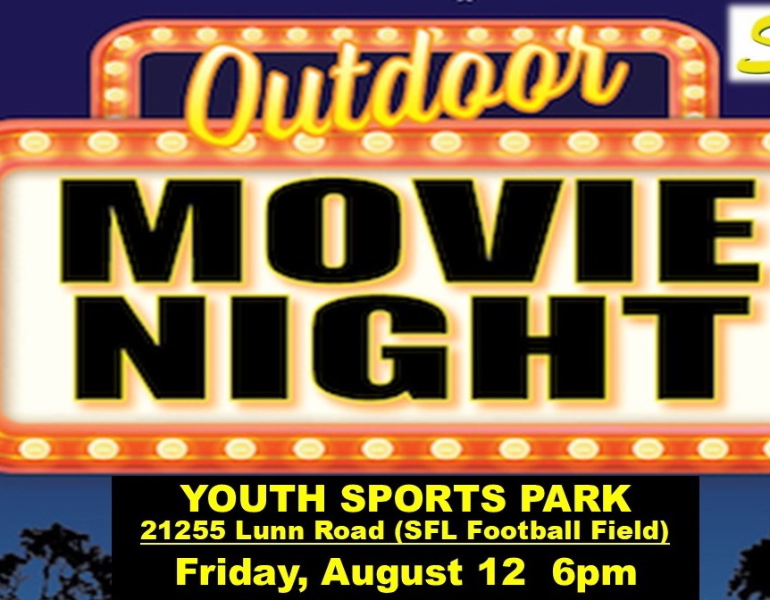 Outdoor Movie Night is Aug. 12