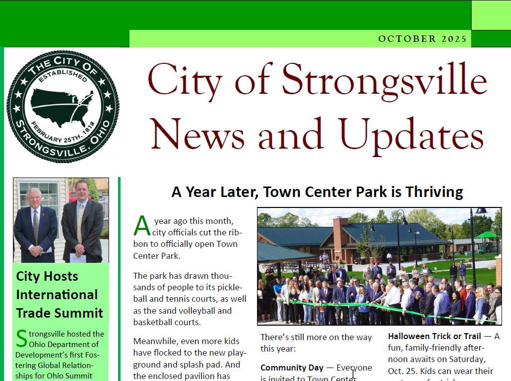 October Newsletter is Available 