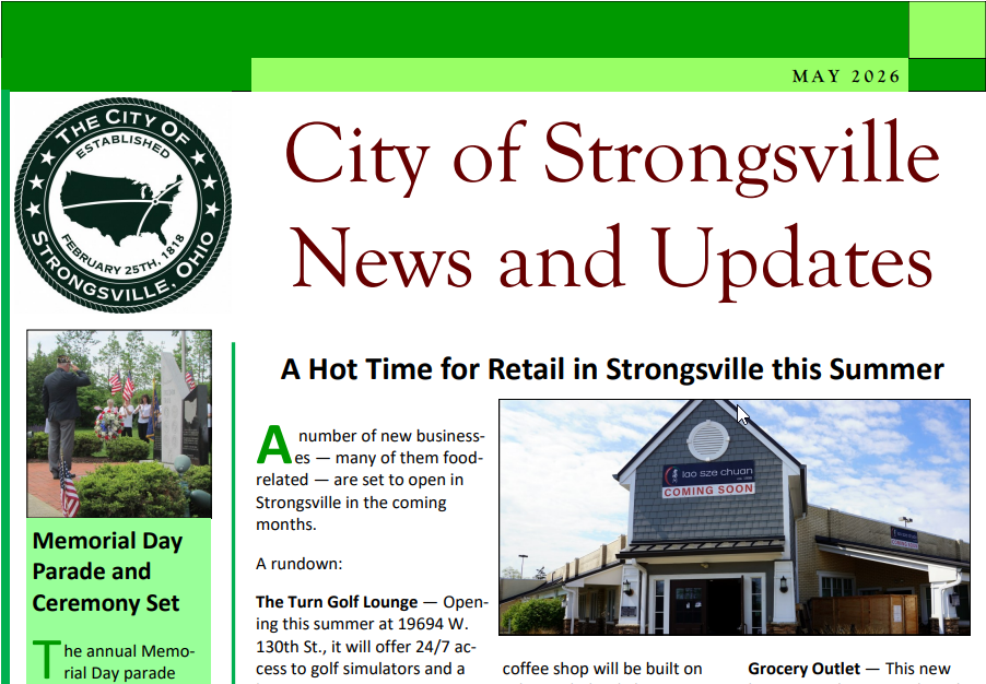 May Newsletter is Available